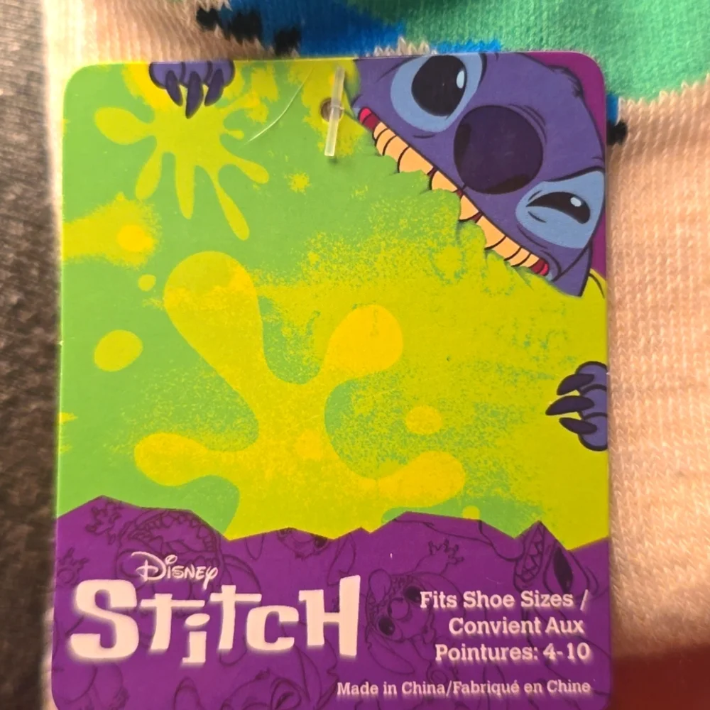 3 Pairs DISNEY ST. PATRICK'S DAY SOCKS- Winnie & Stitch!